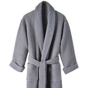 Macy's Hotel Collection Cotton Waffle Textured Bath Robe
